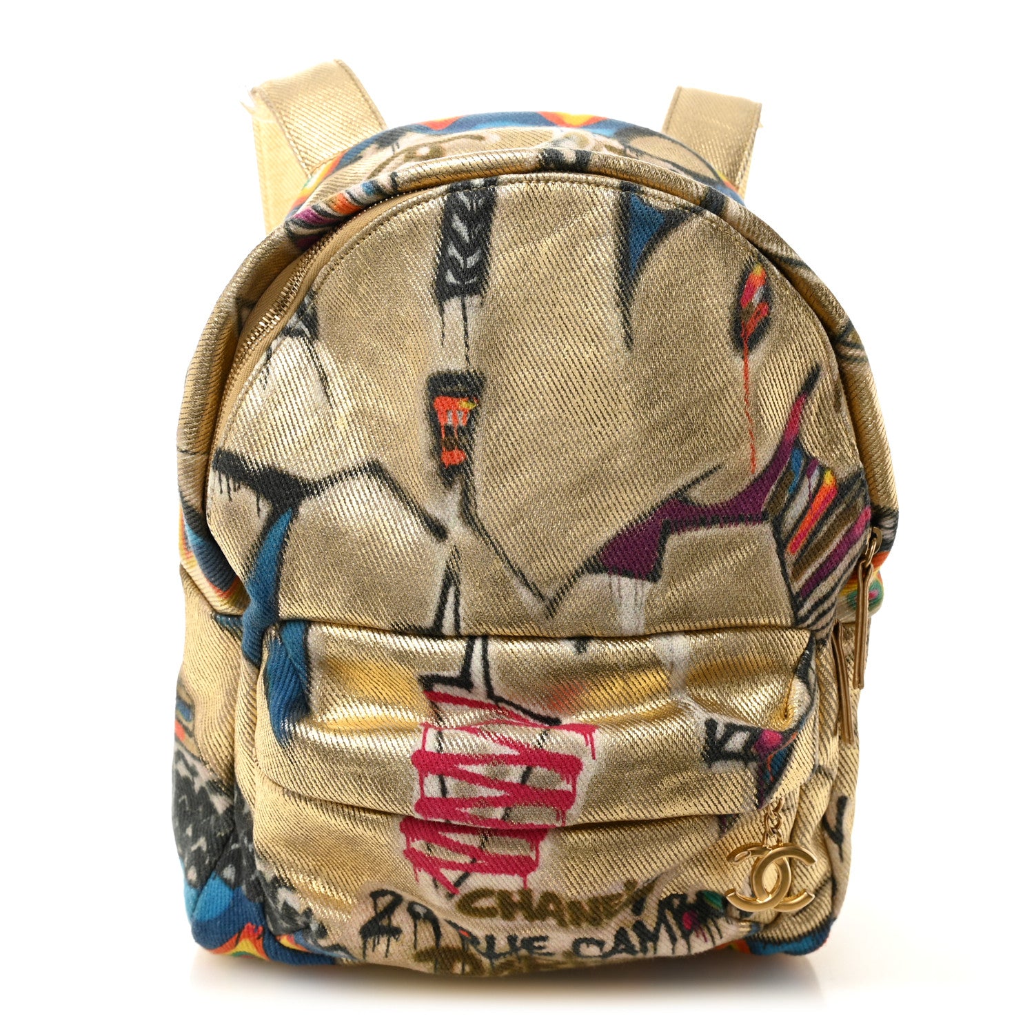 Chanel Graffiti Printed Canvas Street Spirit Backpack Multicolor 1 of 10