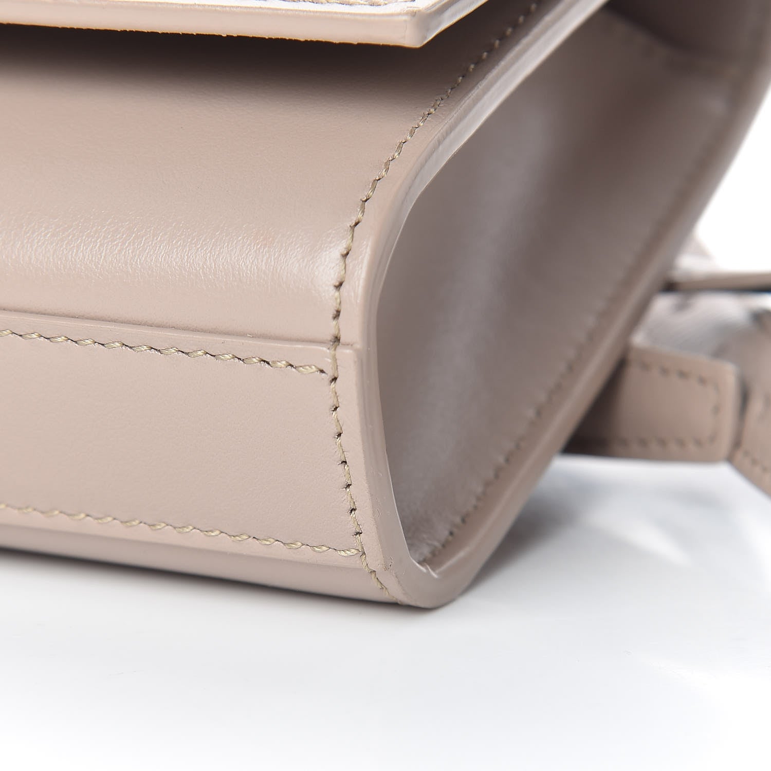 Saint Laurent Smooth Calfskin Monogram Kate Belt Bag Beige 10 of 10