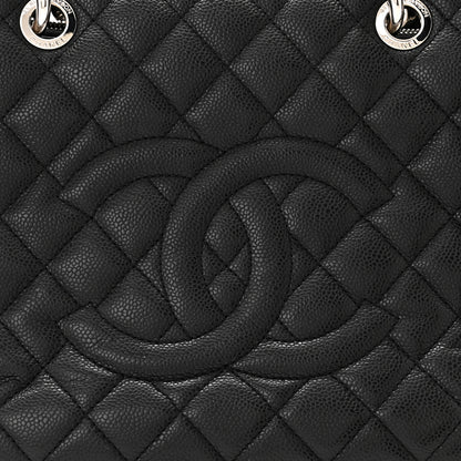 Chanel Caviar Quilted Grand Shopping Tote GST Black 8 of 10
