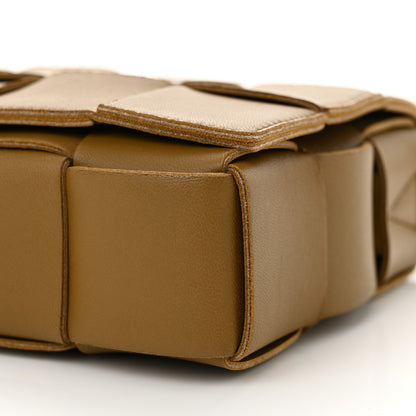 Bottega Veneta Lambskin Maxi Intrecciato Cassette Crossbody Bag Acorn 10 of 11