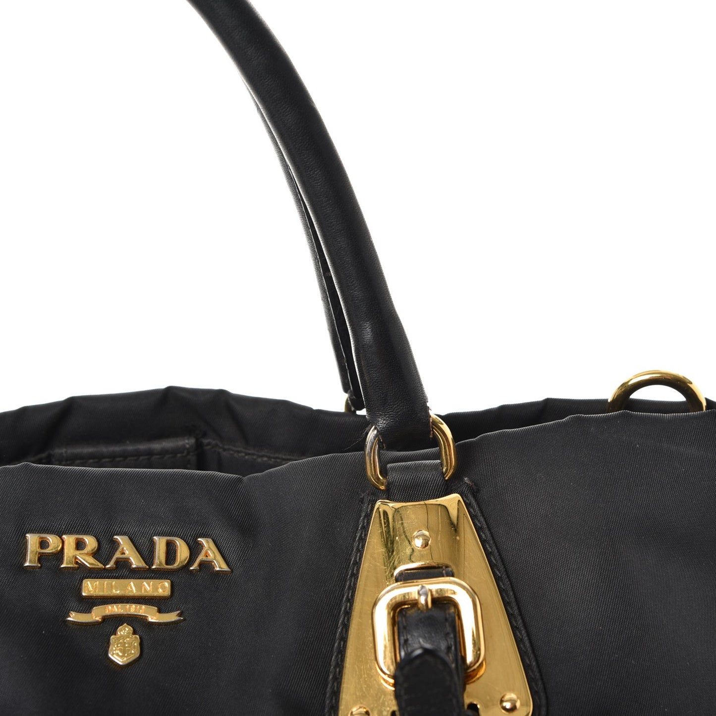 Tessuto Nylon Tote Nero Black
