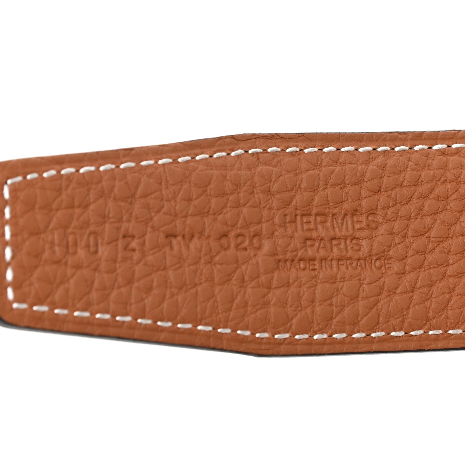 Hermes Box Togo 32mm H Belt 100 Black Gold 5 of 5