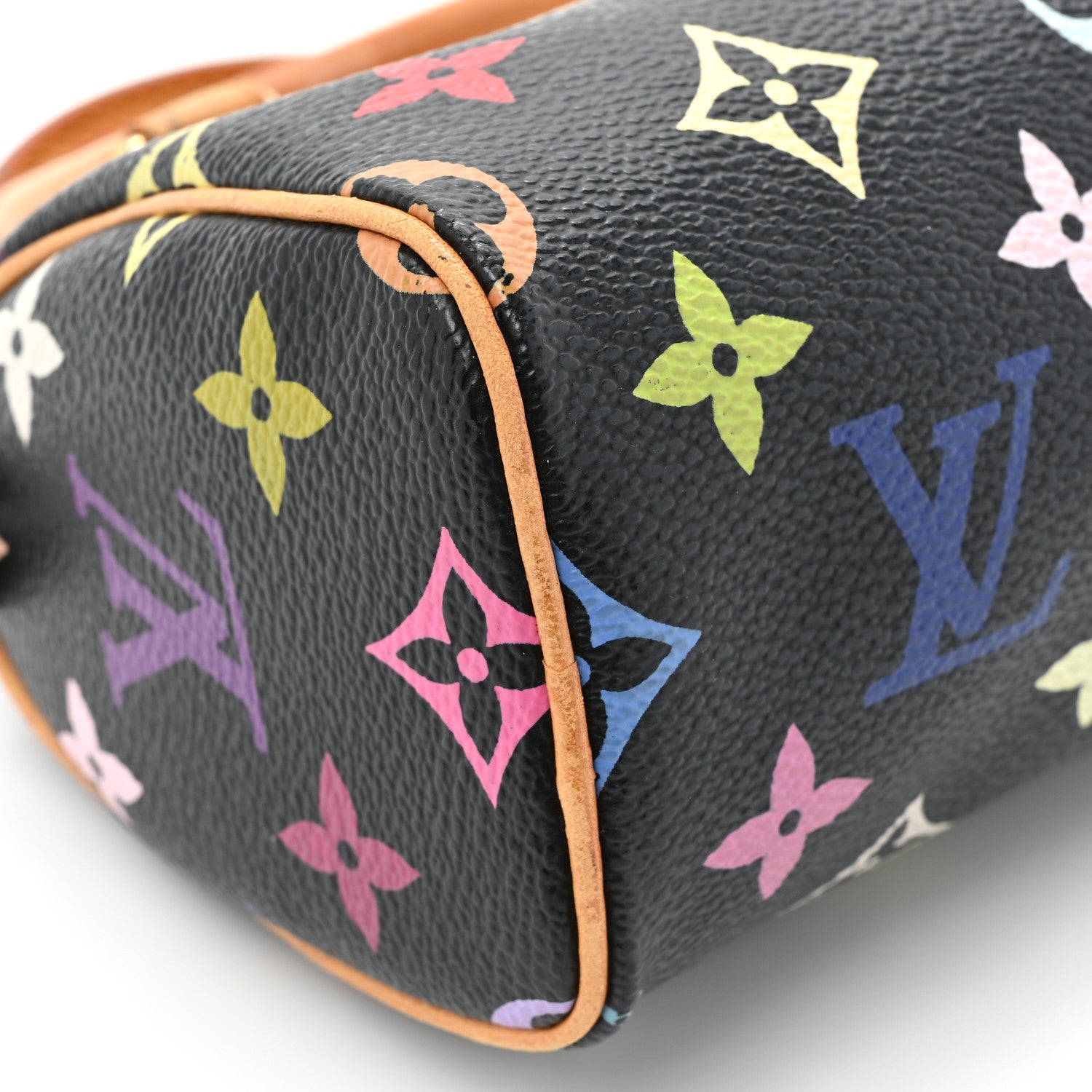Louis Vuitton Monogram Multicolor Mini Sac HL Speedy Black 14 of 18