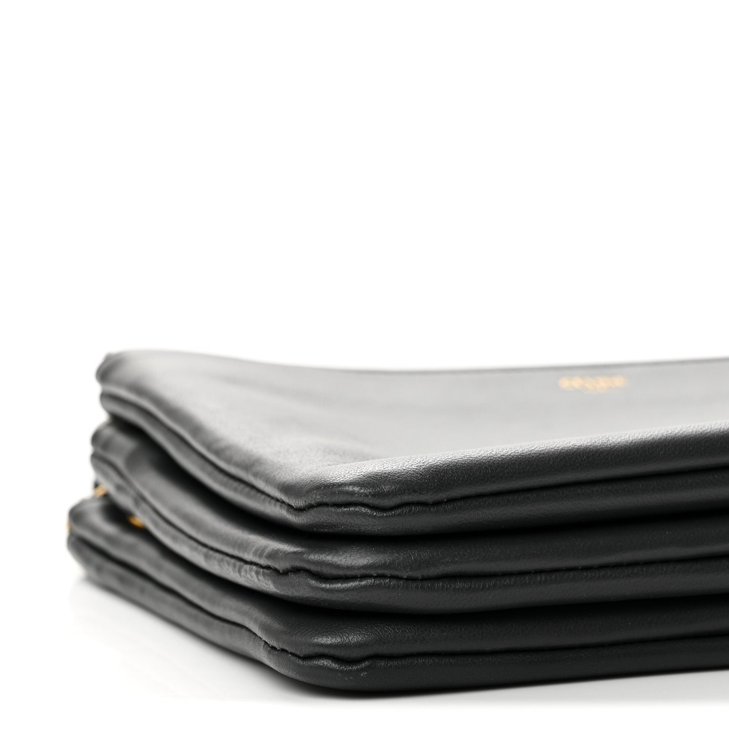 Lambskin Large Trio Crossbody Bag Grey