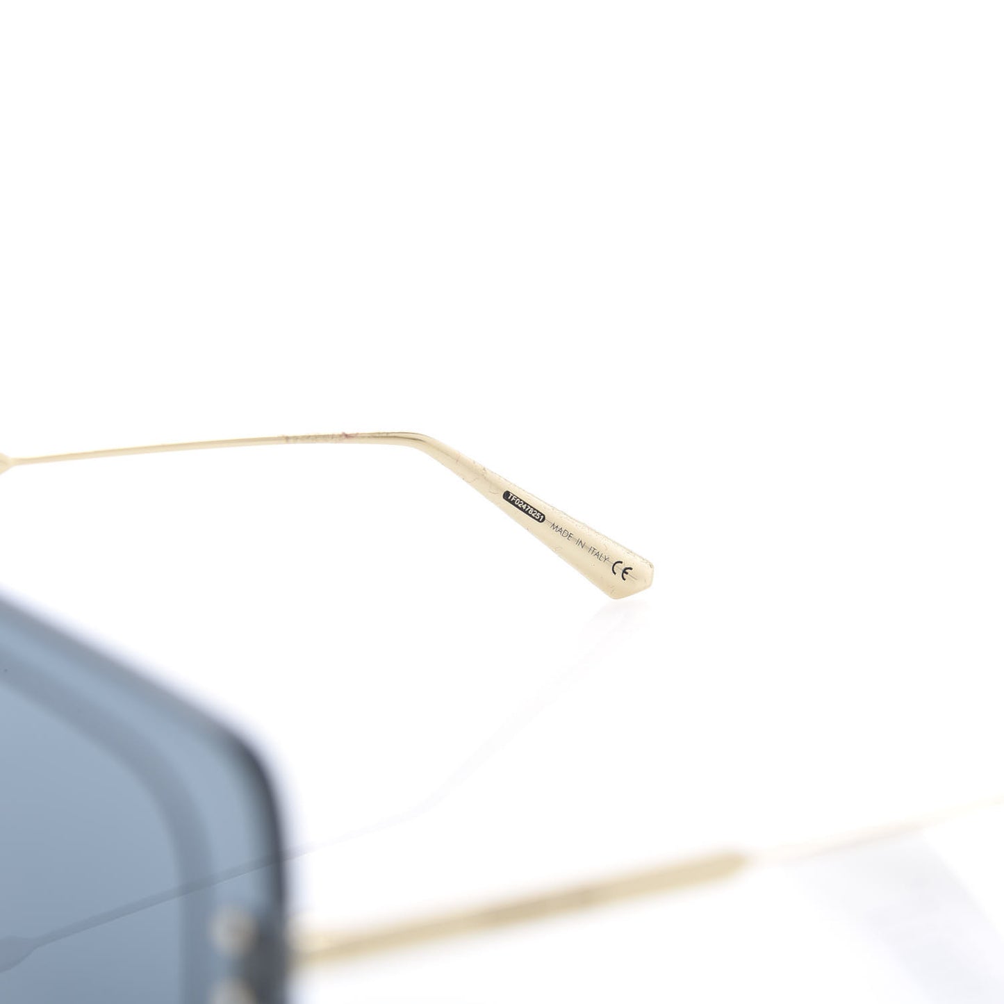 UltraDior Mask Sunglasses Gold Blue