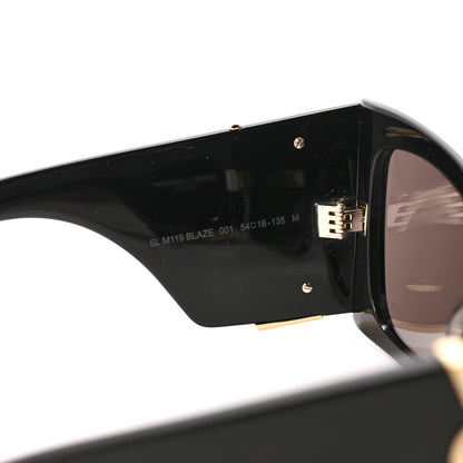 Saint Laurent Acetate Blaze Sunglasses SL M119 Black 7 of 8