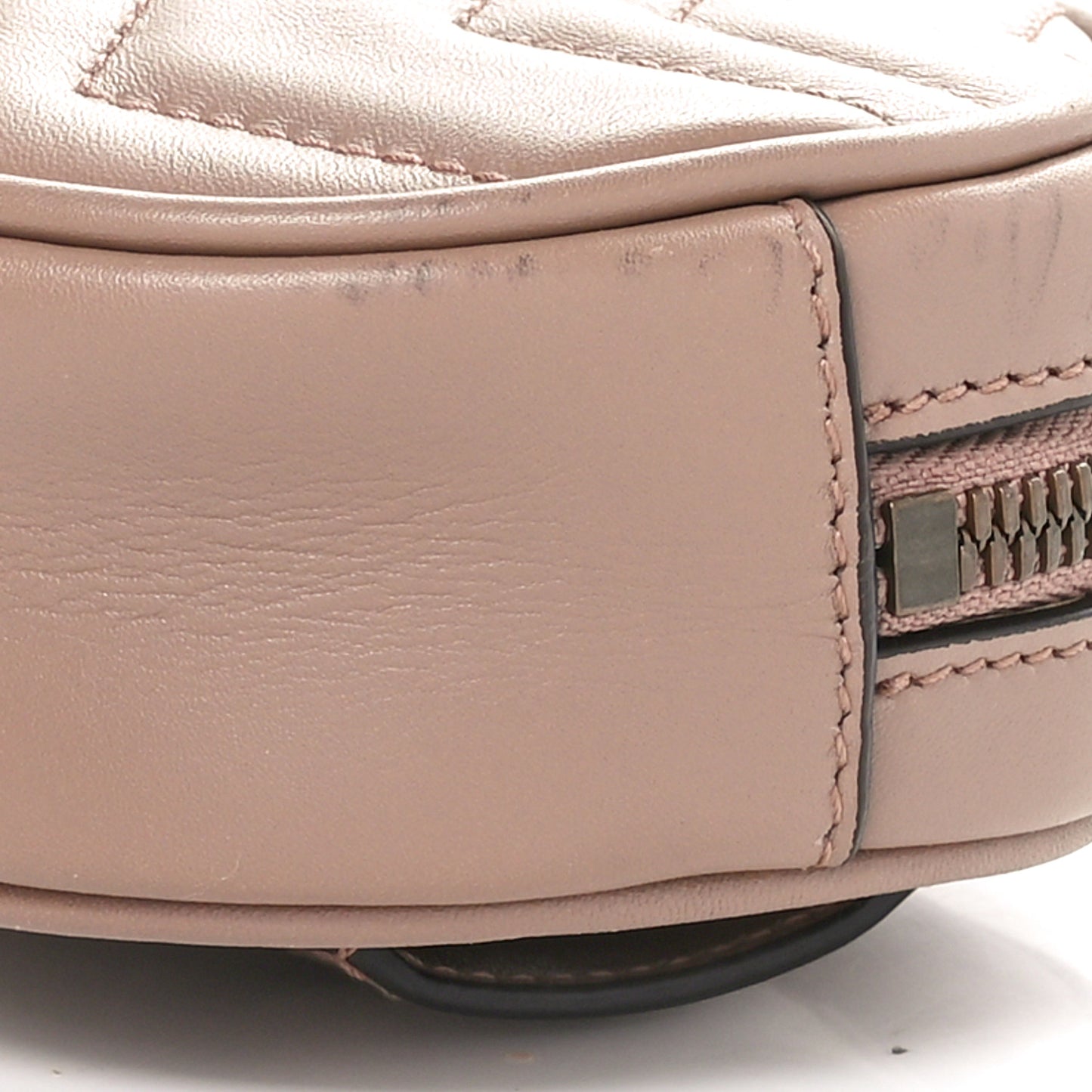 Calfskin Matelasse GG Marmont Belt Bag 85 34 Porcelain Rose