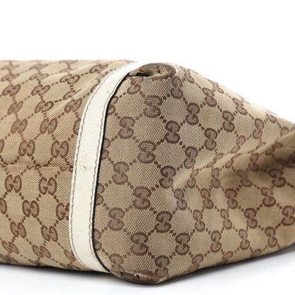 Gucci Monogram New Ladies Web Tote Off White 7 of 14