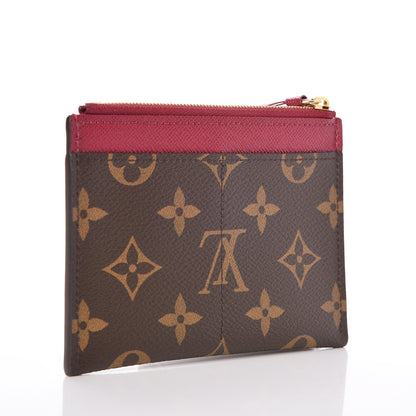 Louis Vuitton Monogram Zipped Card Holder Fuchsia 3 of 6