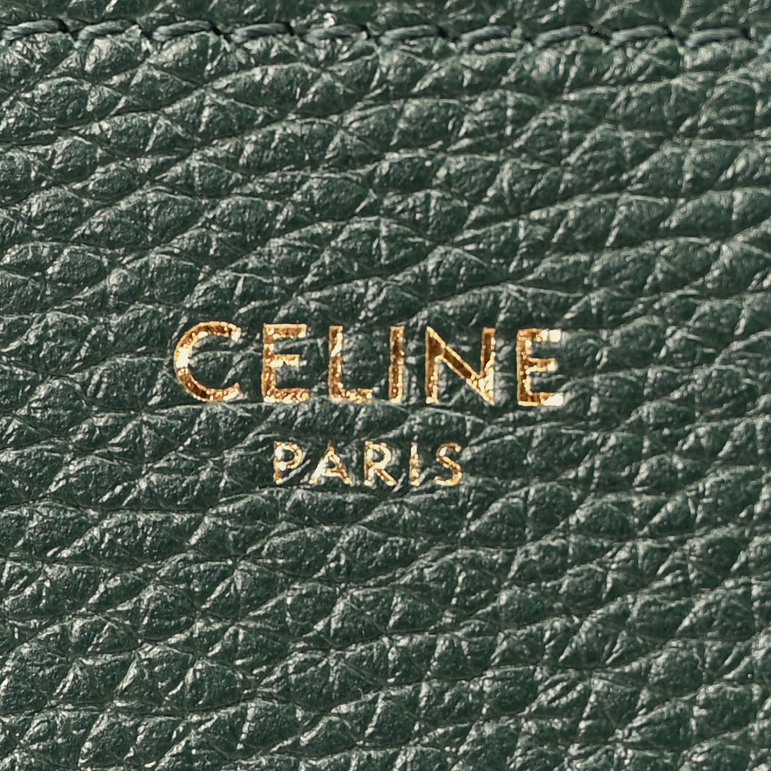Celine Drummed Calfskin Nano Luggage Amazone 6 of 9