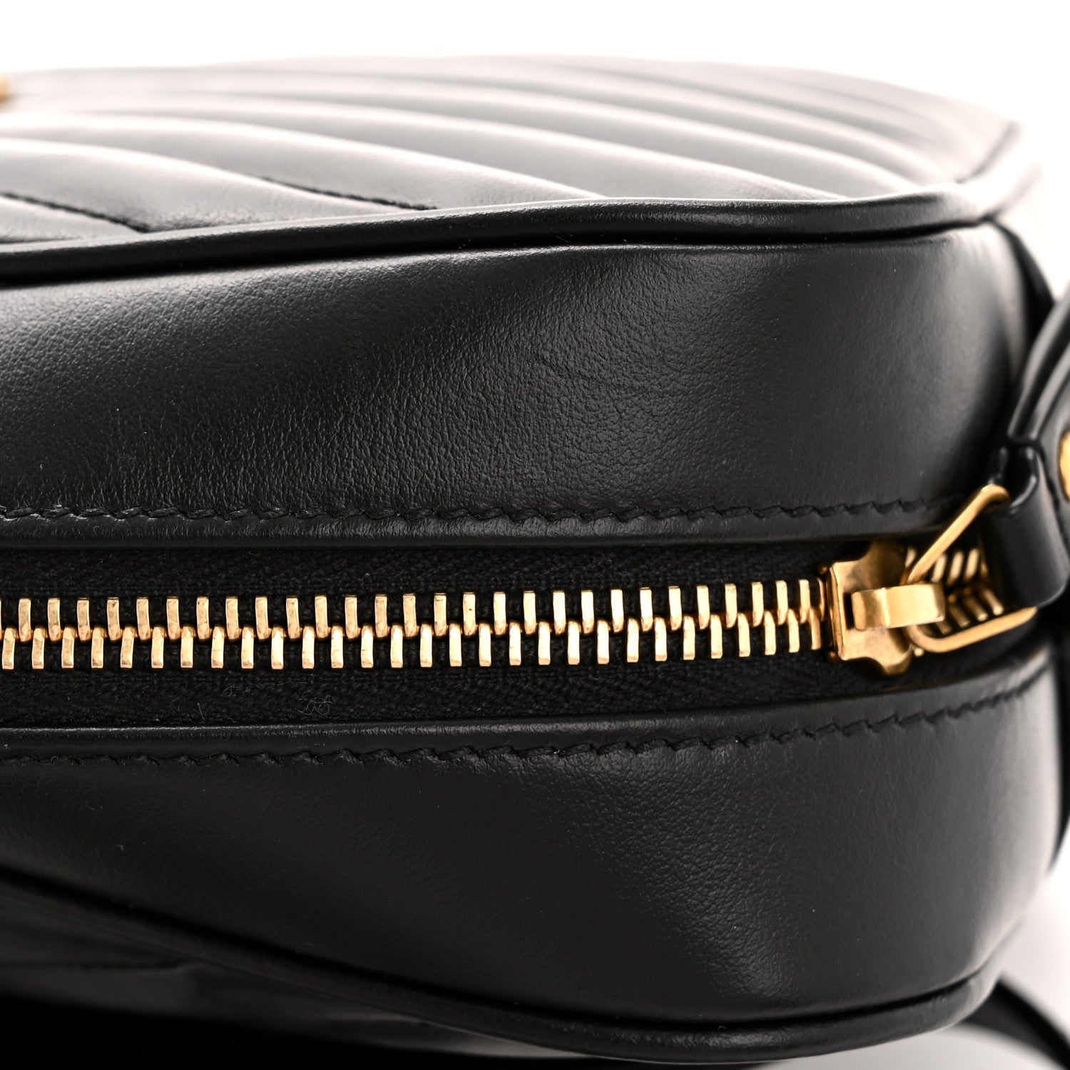 Saint Laurent Calfskin Matelasse Monogram Lou Camera Bag Black 12 of 13