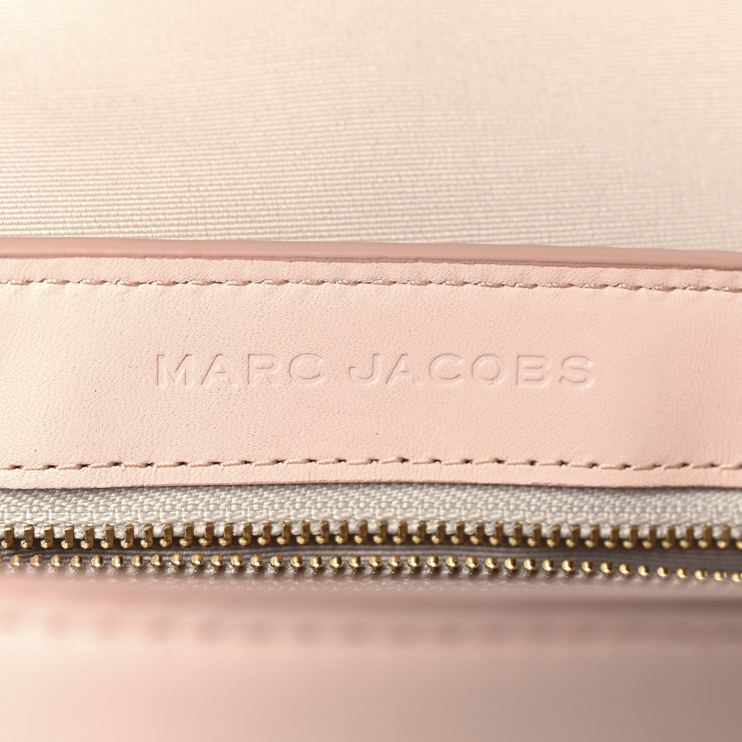 Marc Jacobs Calfskin Small The Covered J Marc Saddle Bag Rose Dust 6 of 10