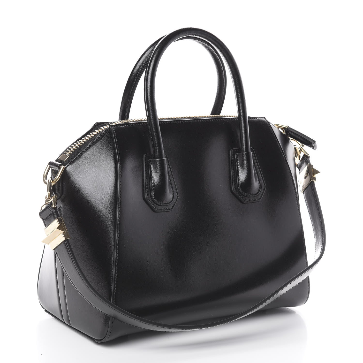 Givenchy Shiny Lord Calfskin Small Antigona Black 2 of 8