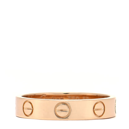 Cartier 18K Yellow Gold 3.5mm LOVE Wedding Band Ring 50 5.25 1 of 5