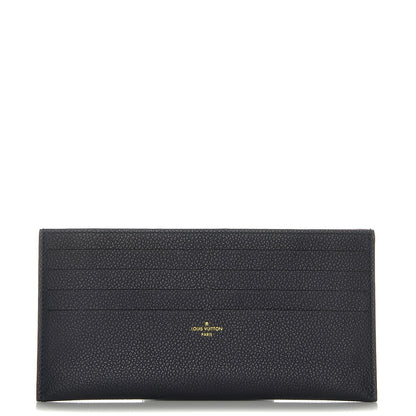 Louis Vuitton Calfskin Felicie Chain Wallet Card Holder Insert Marine Rouge 1 of 6