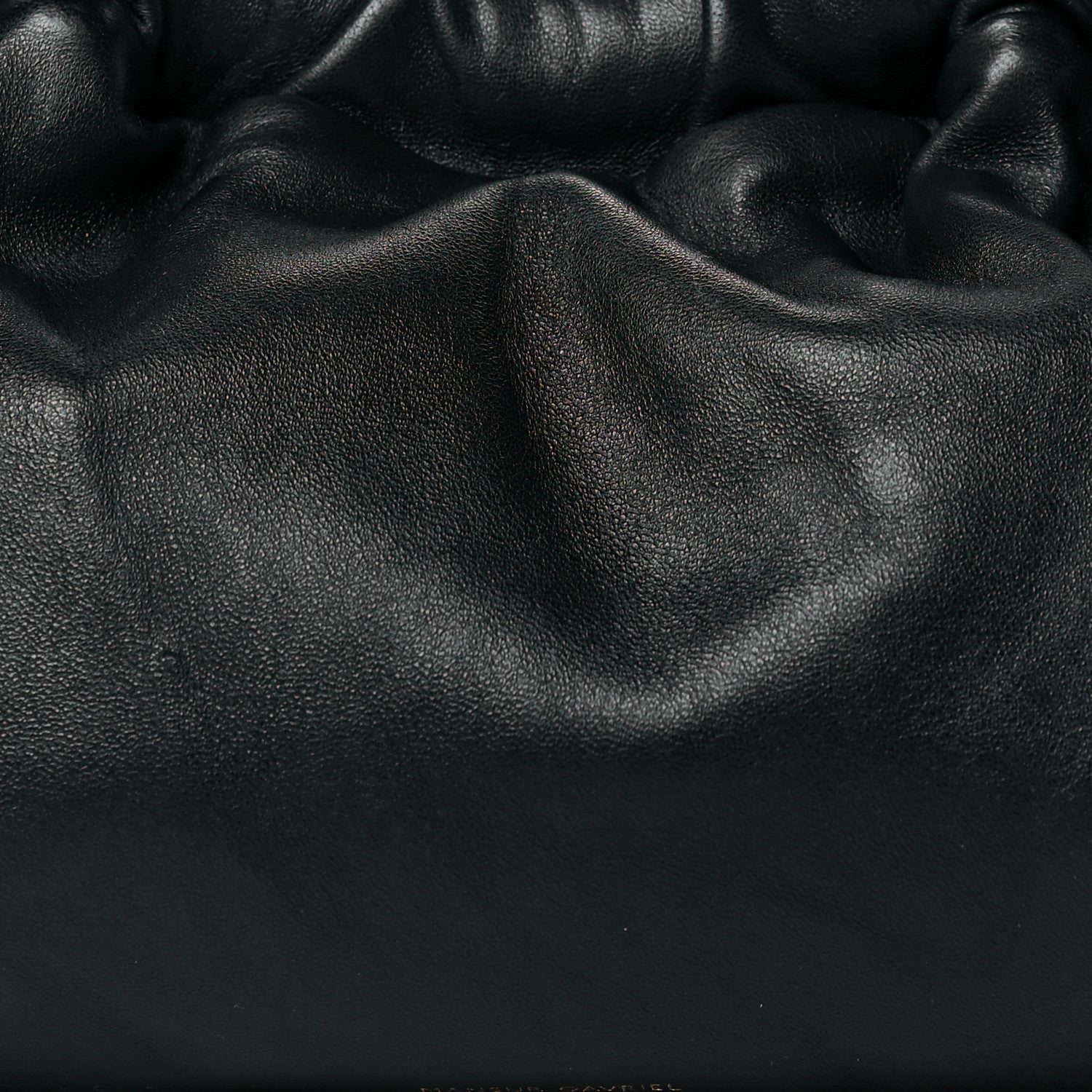 Mansur Gavriel Lambskin Mini Cloud Clutch Black Flamma 7 of 9