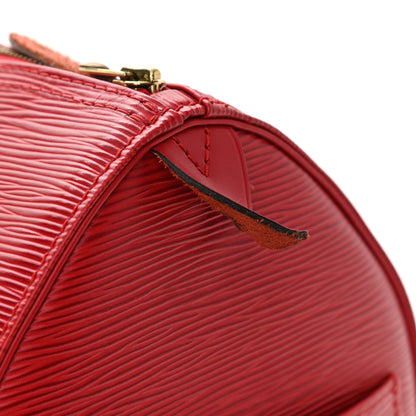 Louis Vuitton Epi Speedy 30 Castillan Red 14 of 14