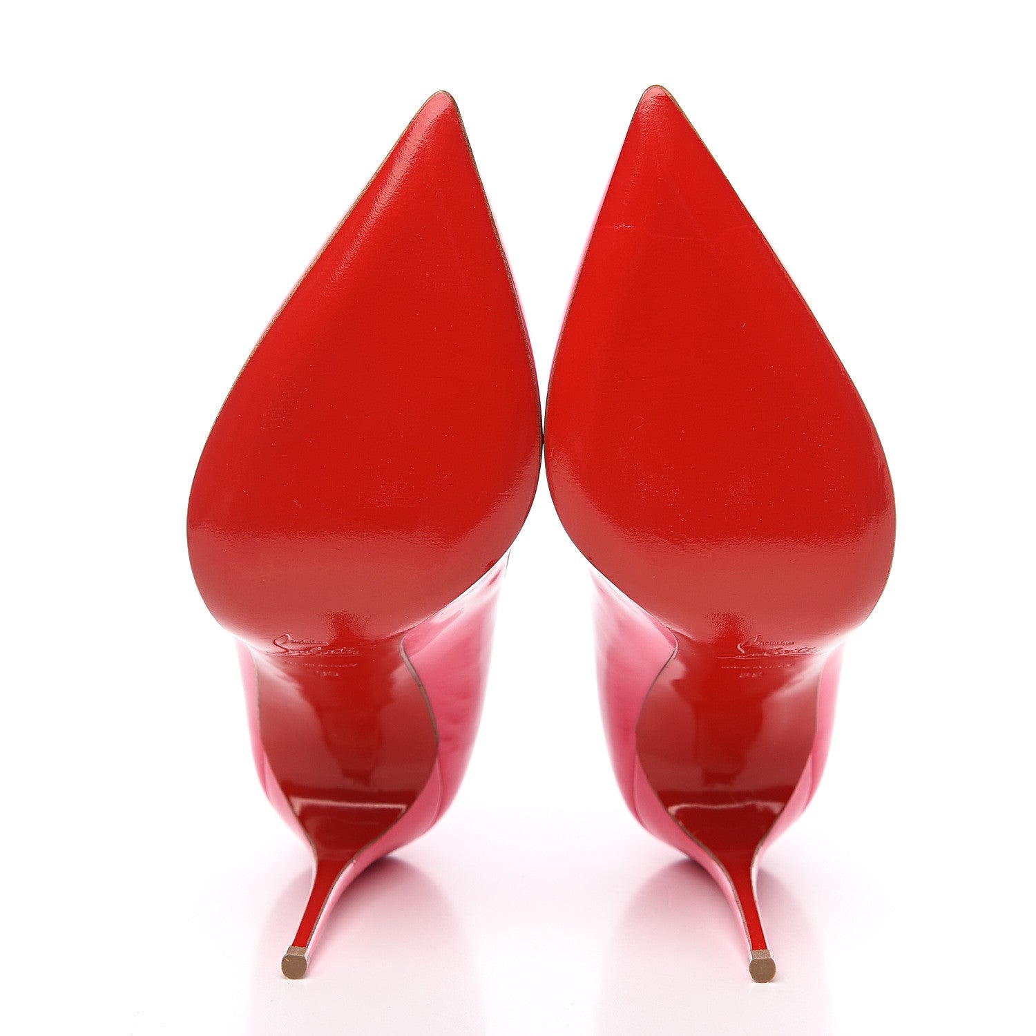 Christian Louboutin Patent Pigalle Follies 100 Pumps 39 Pinky 5 of 8