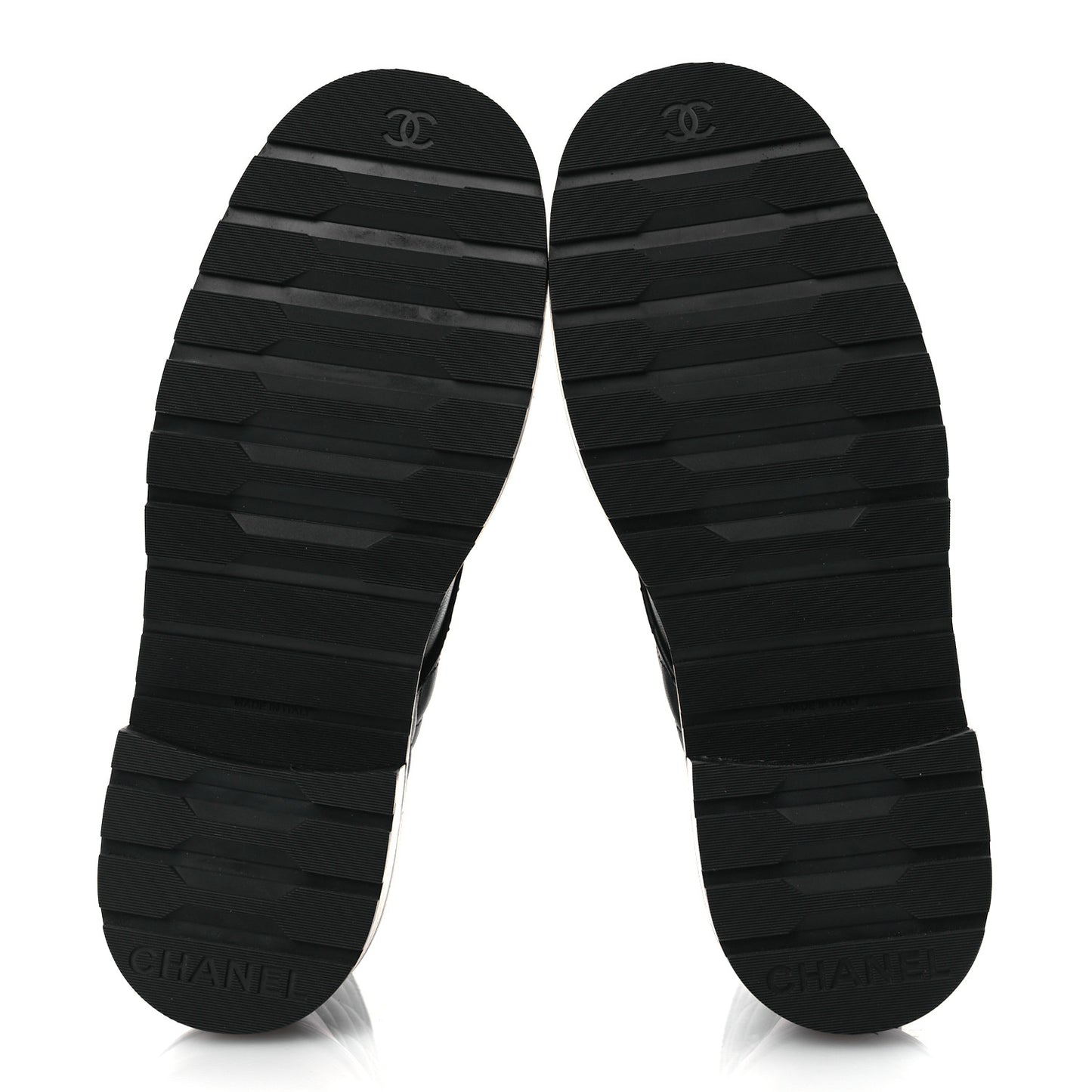 Lambskin Calfskin Quilted Lace Up Combat Boots 38 Black