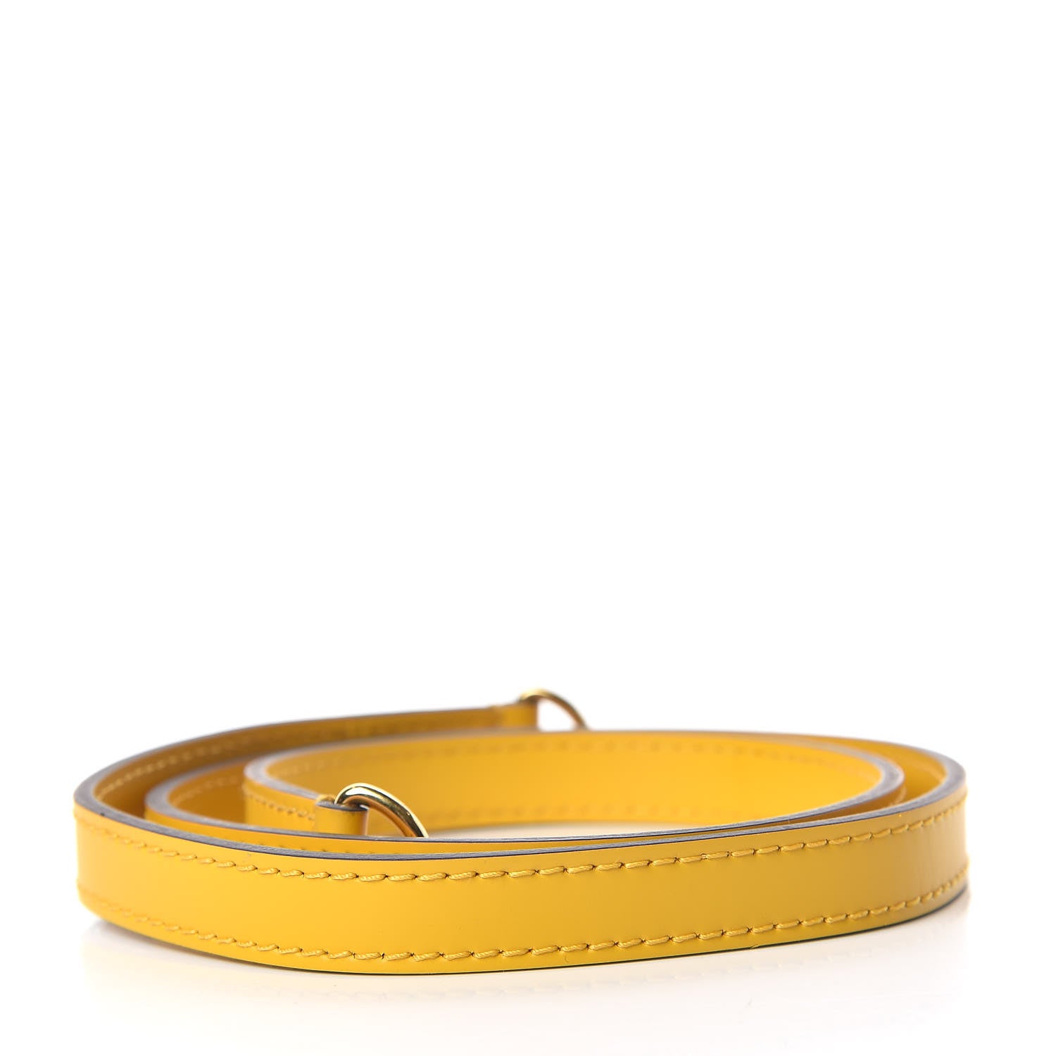 Louis Vuitton Calfskin 16mm Shoulder Strap Citron 2 of 3