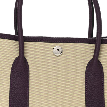 Hermes Toile Militaire Negonda Garden Party 30 TPM Beton Cassis 8 of 11