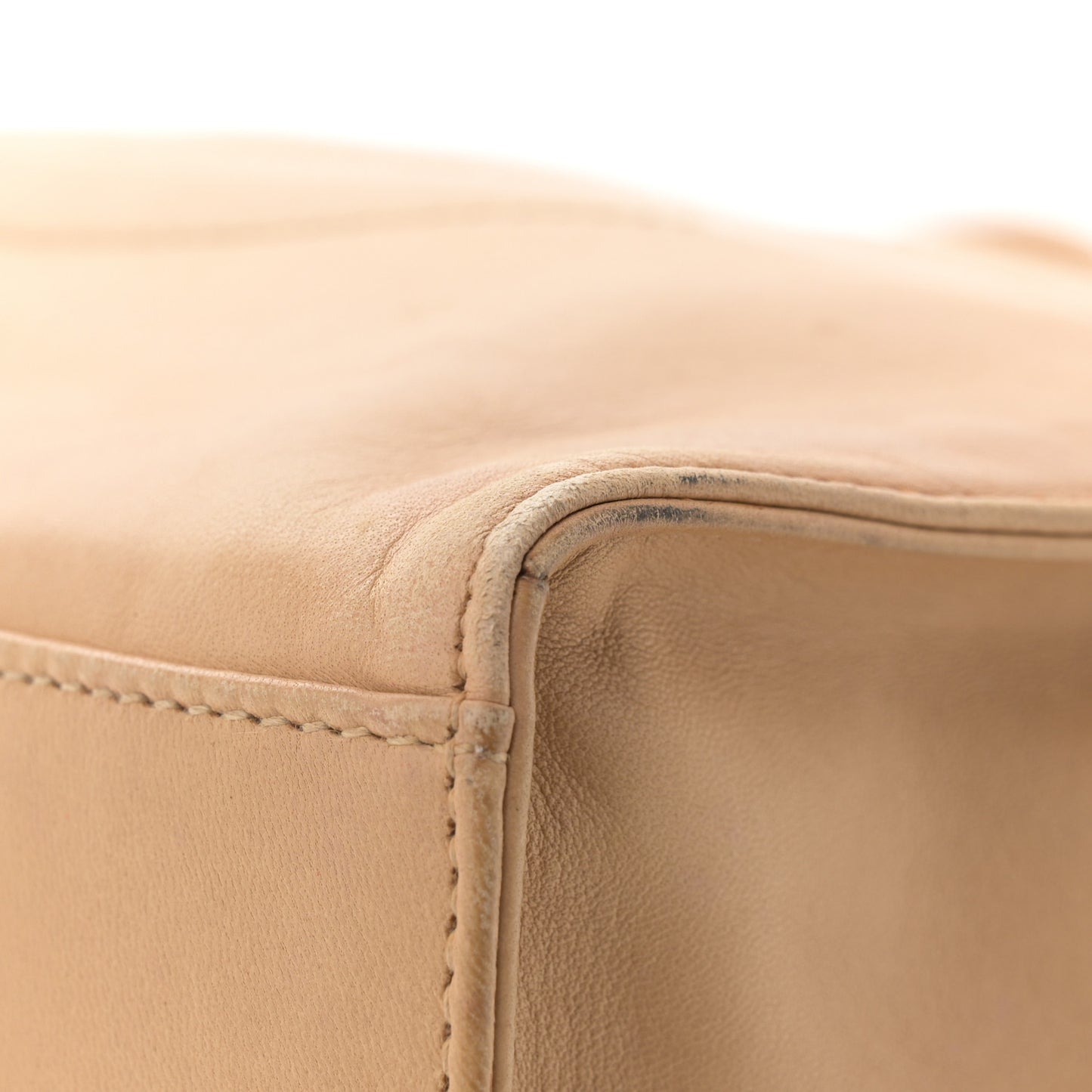 Lambskin CC Shoulder Bag Beige