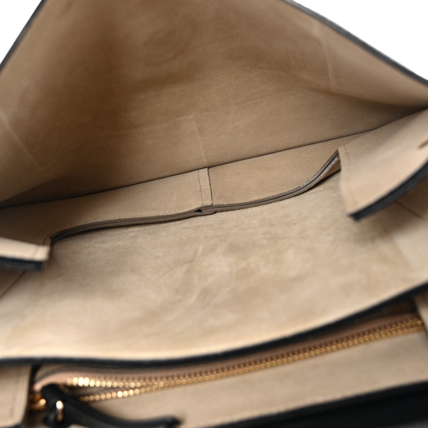 Suede Calfskin Medium Faye Shoulder Bag Black