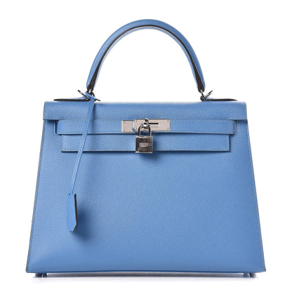 Hermes Epsom Kelly Sellier 28 Bleu Paradise 1 of 36