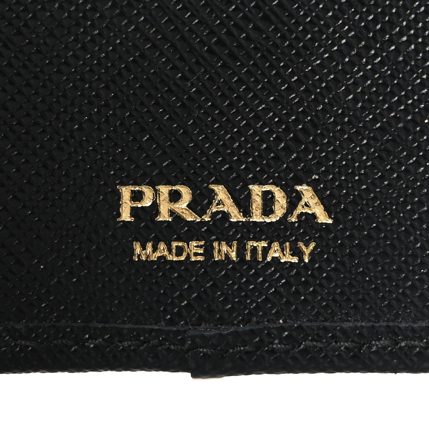 Prada Tessuto Nylon Saffiano 6 Key Holder Black 6 of 10