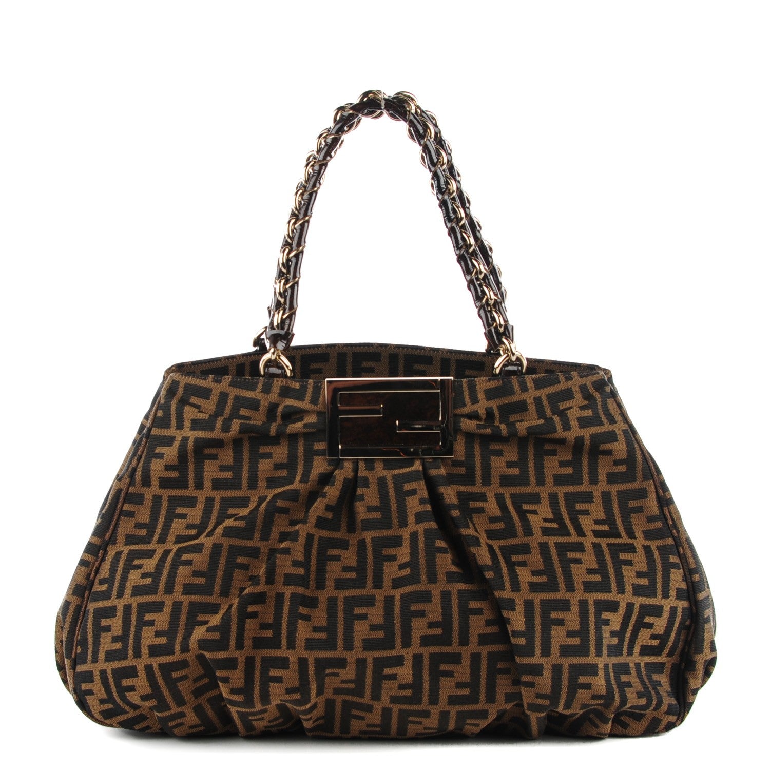 Fendi Zucca Mia Tote Tobacco 1 of 9