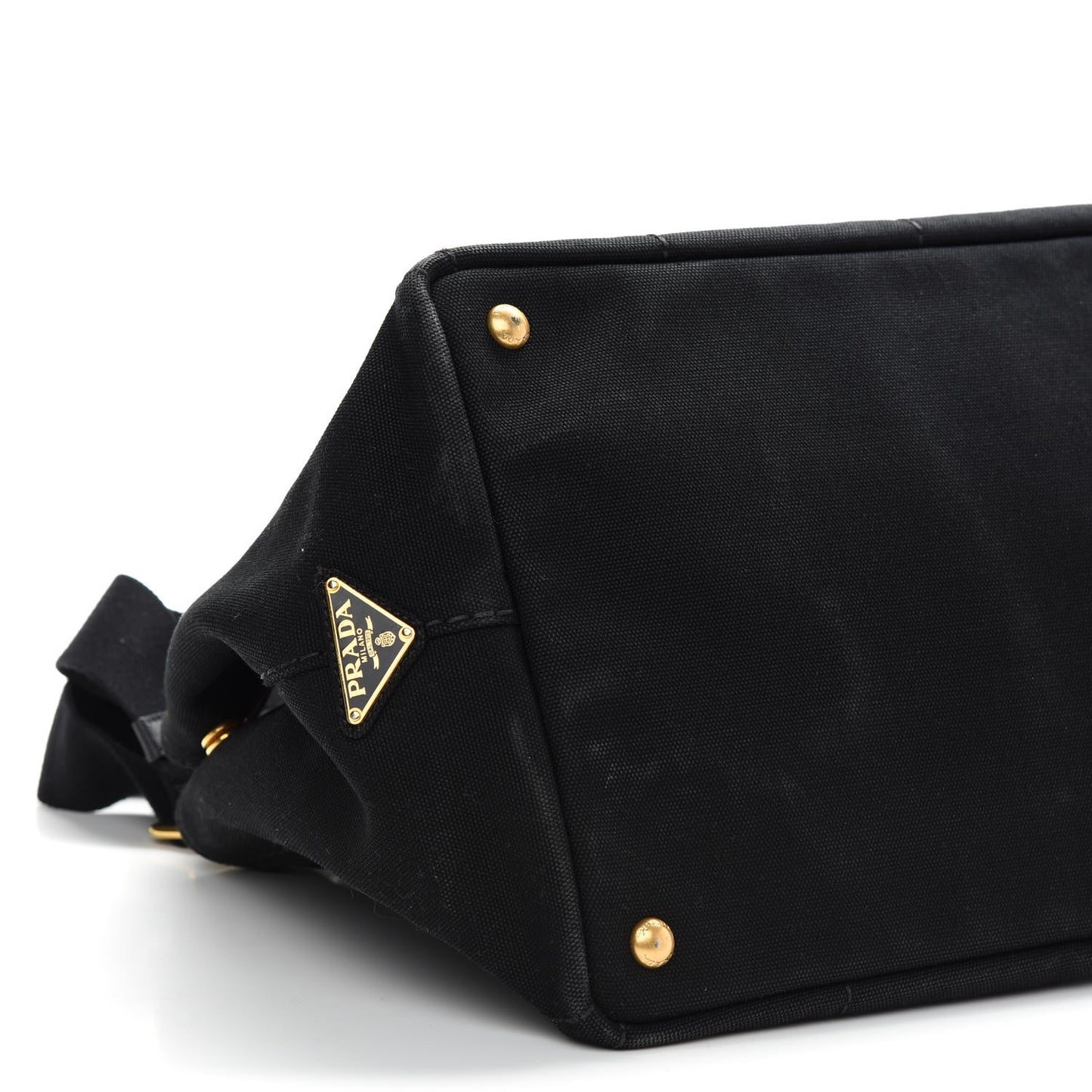 Canapa Small Logo Tote Black