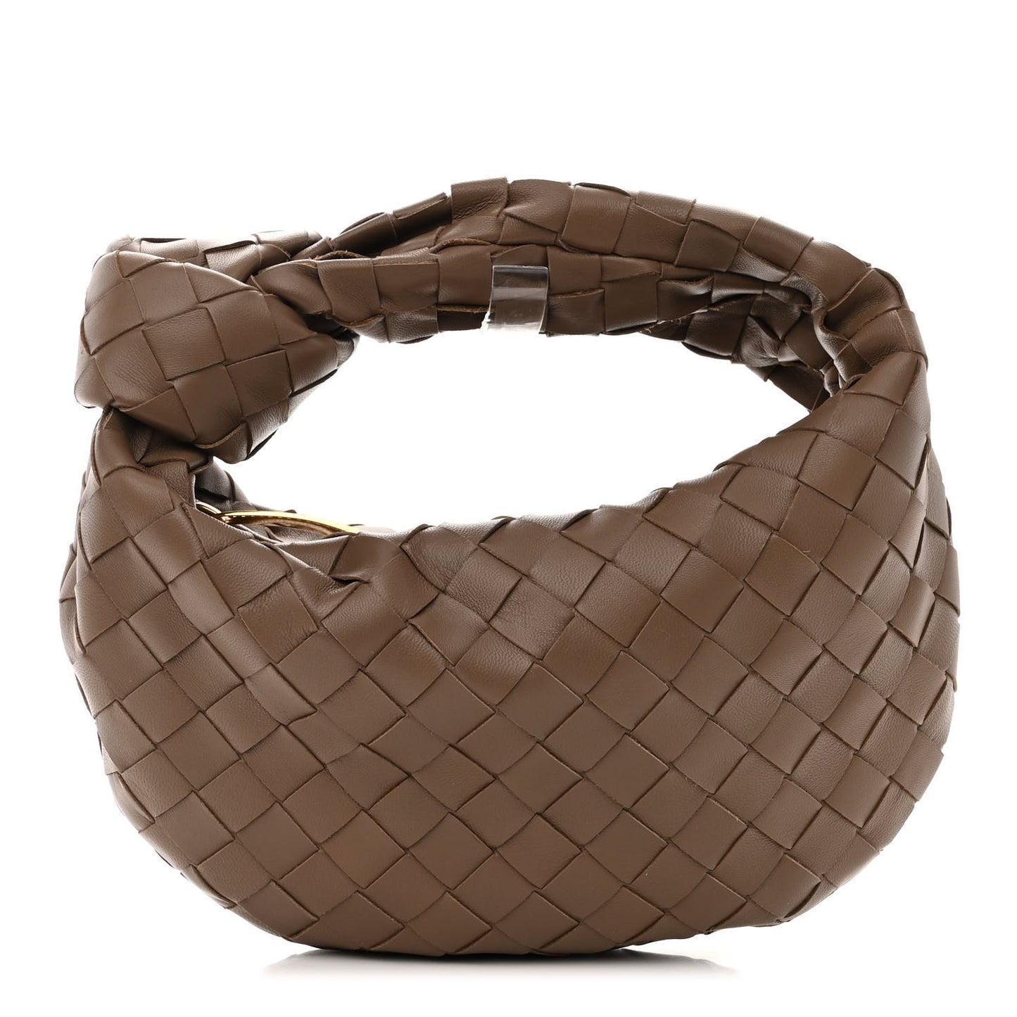 Nappa Intrecciato Mini Jodie Dark Taupe