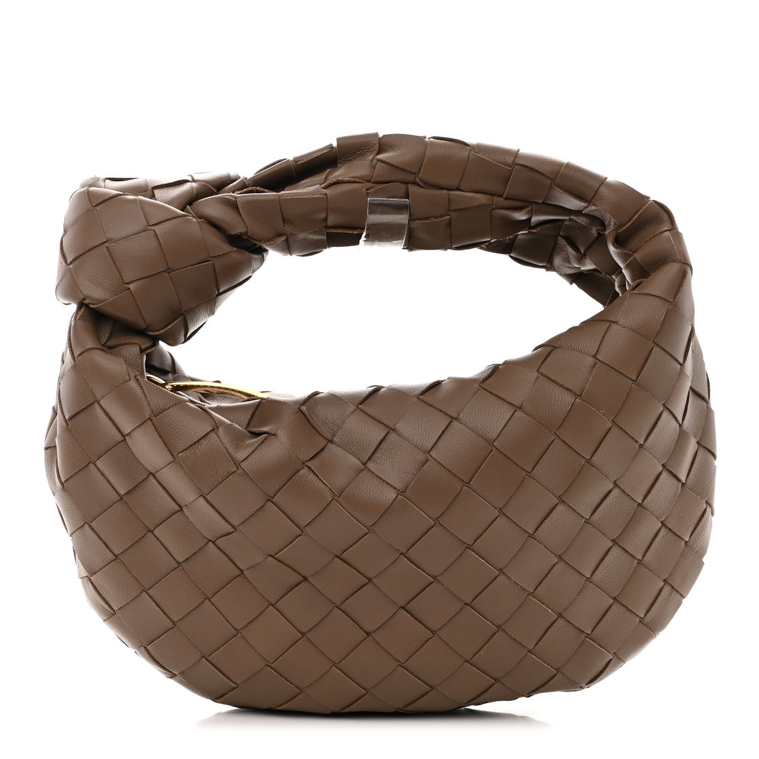 Bottega Veneta Nappa Intrecciato Mini Jodie Dark Taupe 1 of 10