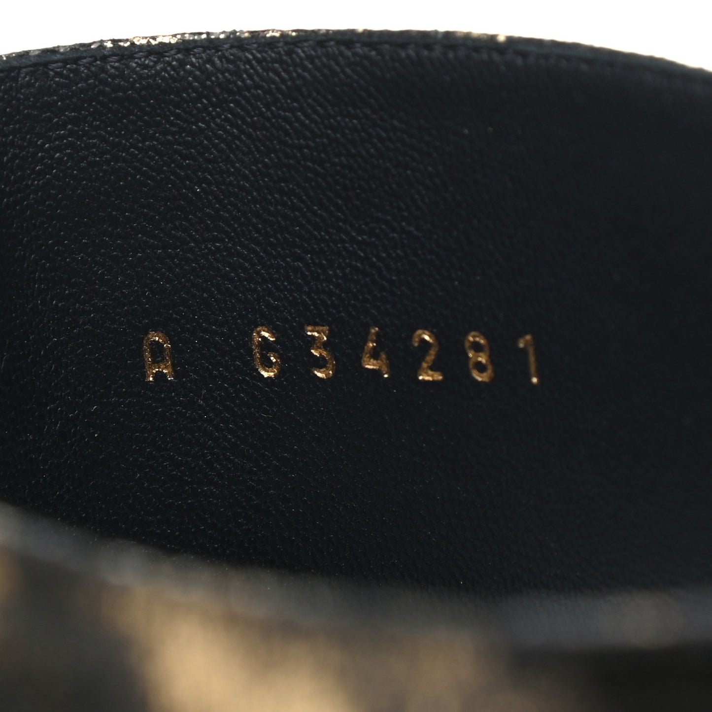 Laminated Goatskin High Boots 37.5 Gold