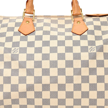 Louis Vuitton Damier Azur Speedy 35 9 of 12