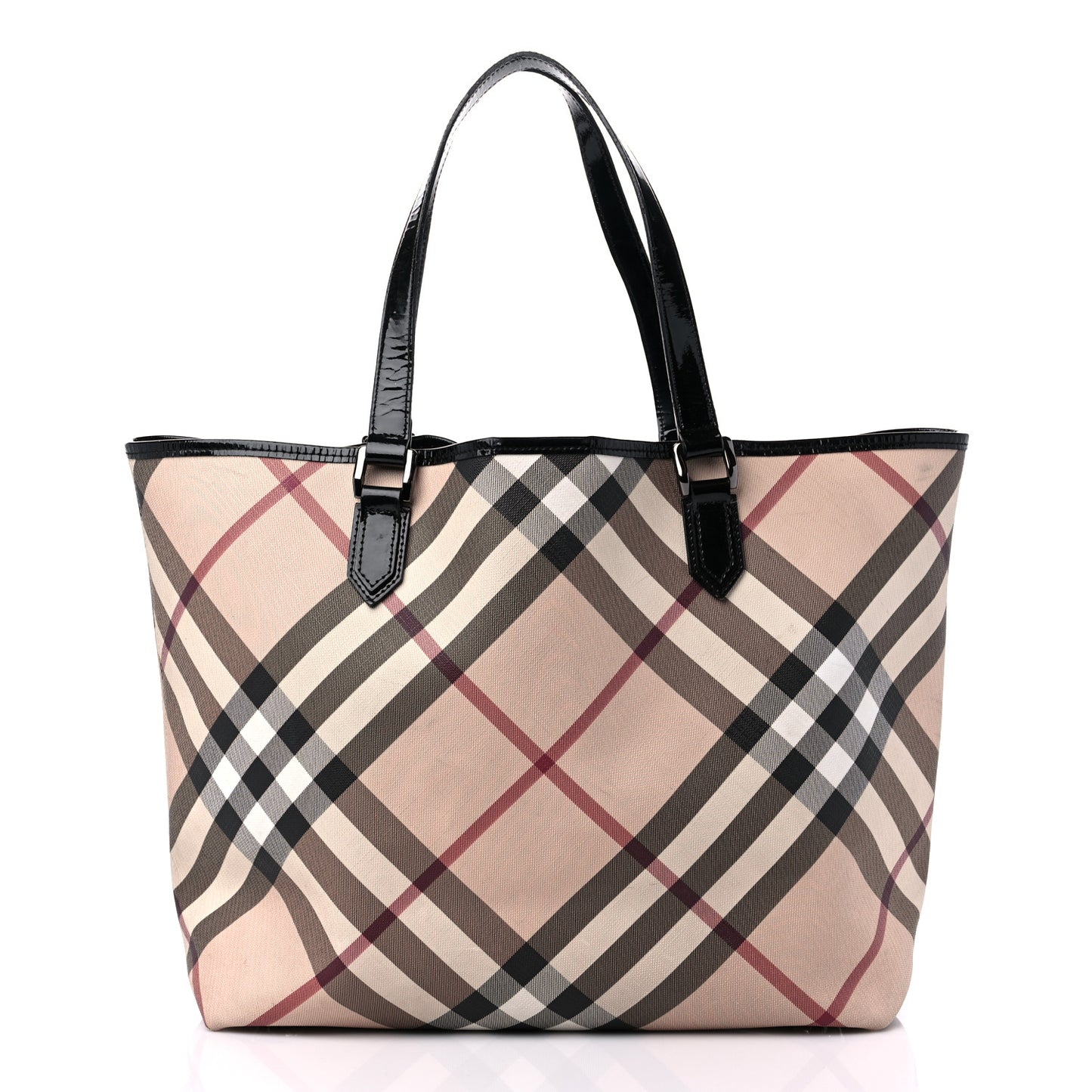 Supernova Check Large Nickie Tote Black