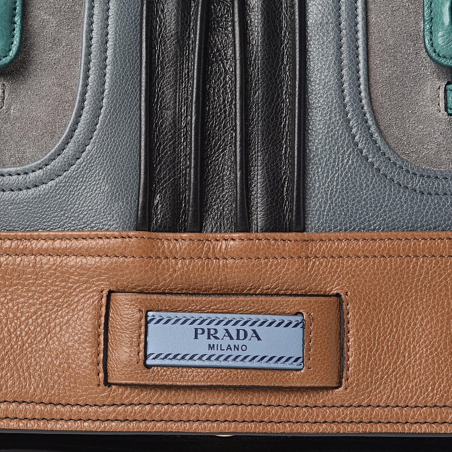 Glace Calfskin Suede Etiquette Shoulder Bag Cannella Pavone