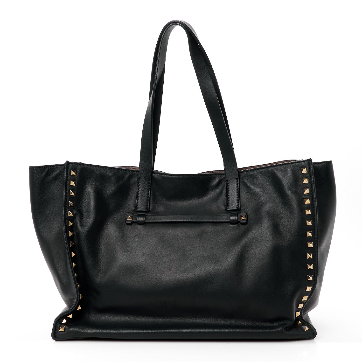 Valentino Garavani Nappa Medium Rockstud Soft Tote Black 1 of 17
