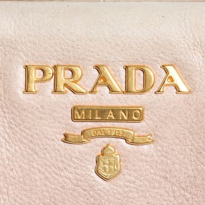 Prada Glace Calf Zippers Bauletto Ardesia Talco 9 of 13