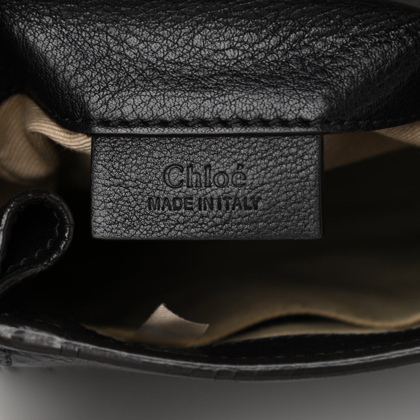 Suede Calfskin Mini Faye Backpack Black