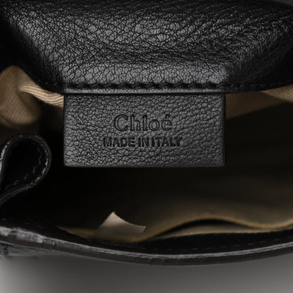 Chloe Suede Calfskin Mini Faye Backpack Black 6 of 12