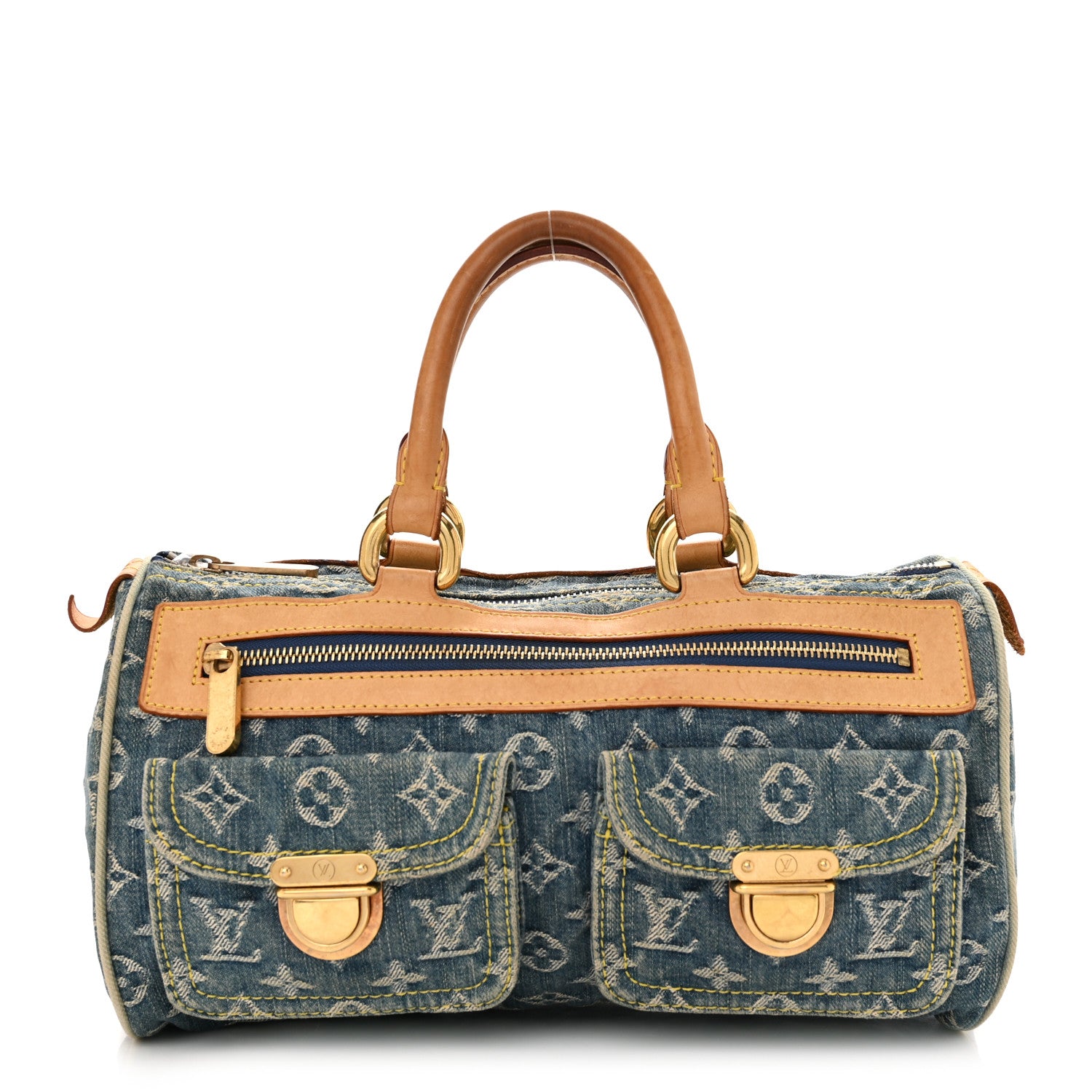 Louis Vuitton Monogram Denim Neo Speedy Blue 1 of 10