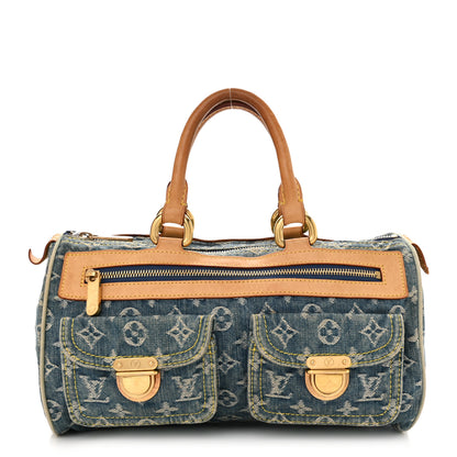 Louis Vuitton Monogram Denim Neo Speedy Blue 1 of 10