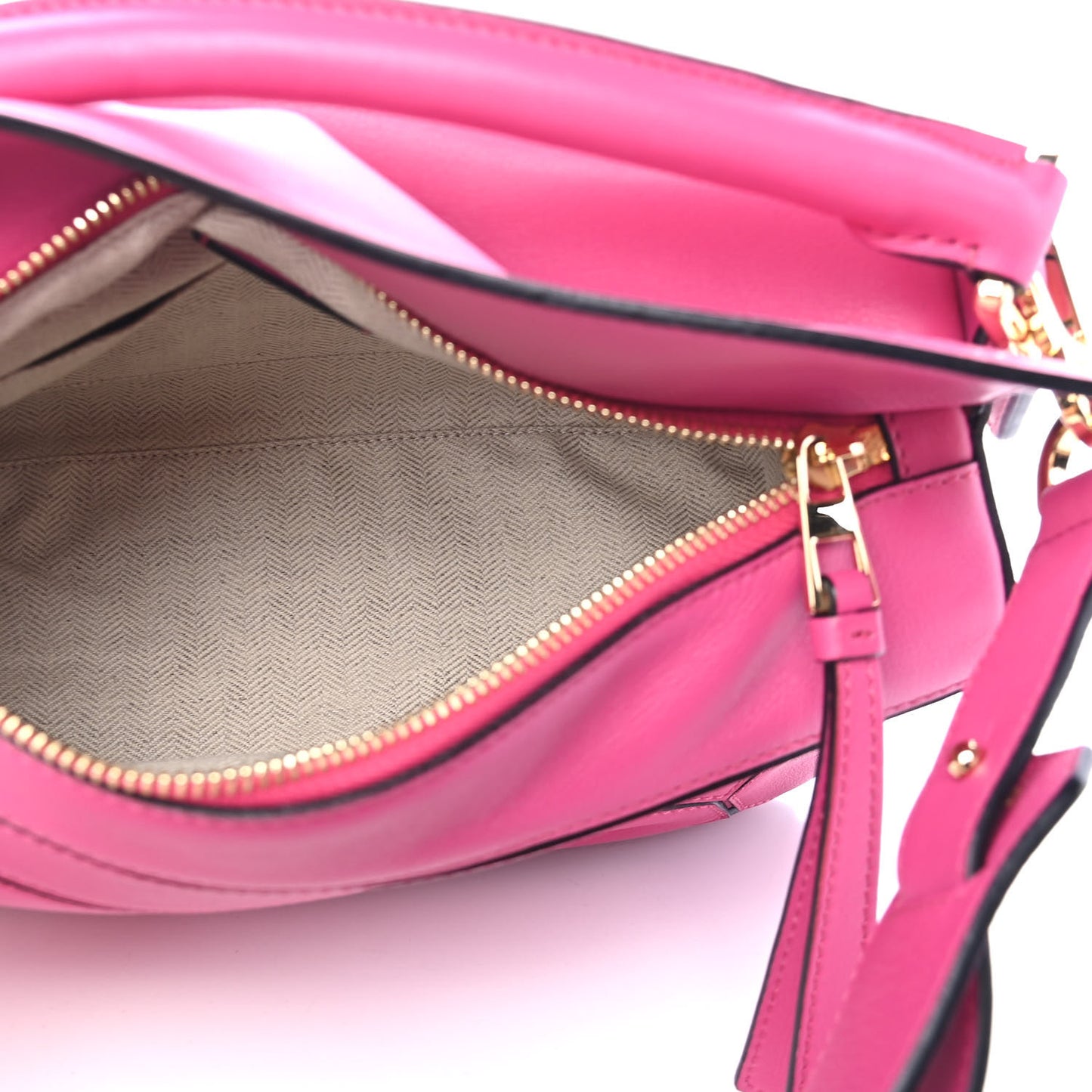 Calfskin Small Puzzle Bag Fuchsia