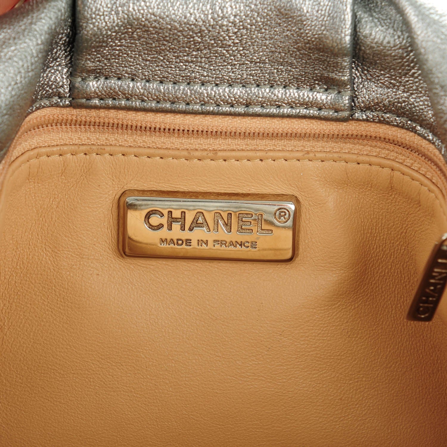 Chanel Metallic Goatskin Luxe Ligne Flap Silver 6 of 9