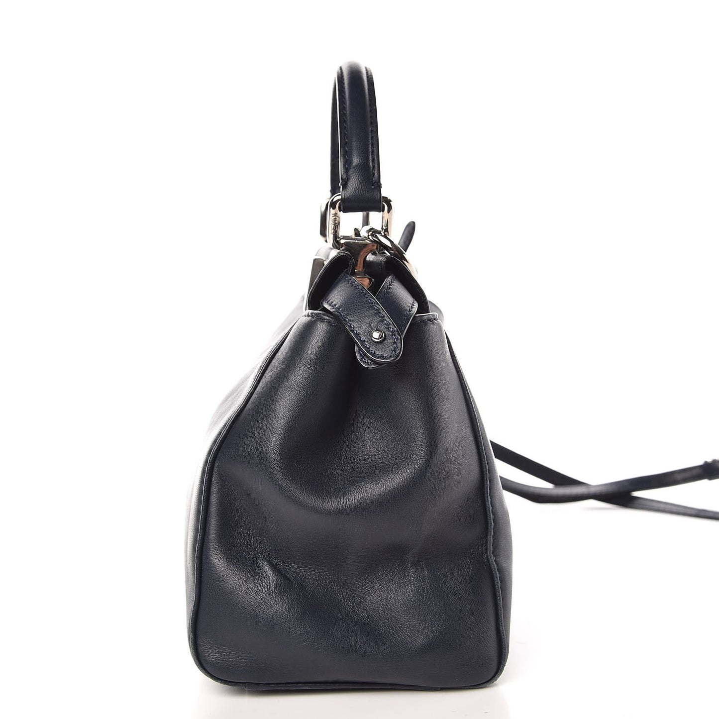 Nappa Mini Peekaboo Iconic Satchel Dark Blue