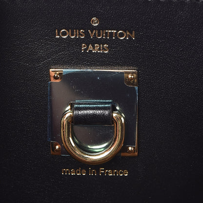 Louis Vuitton Calfskin City Steamer MM Vanilla Black 6 of 10
