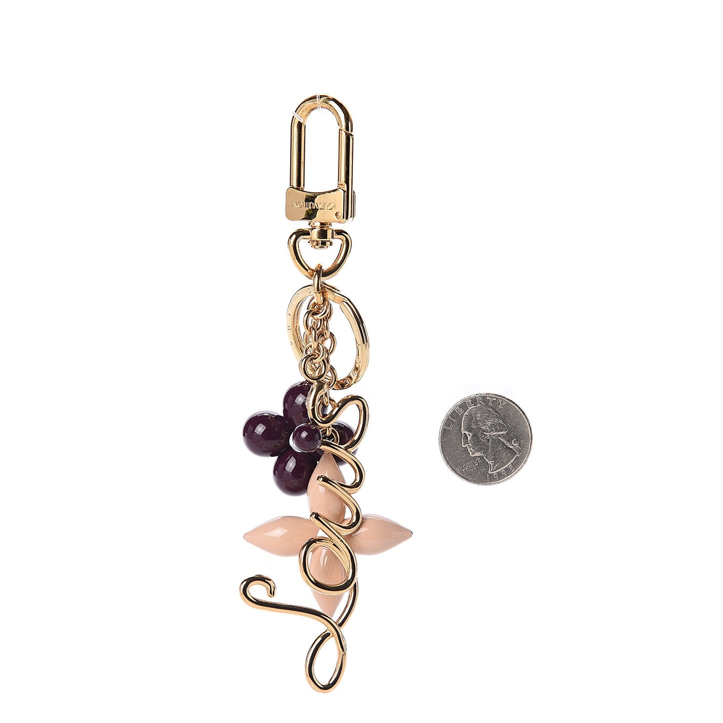 Resin Louis Bag Charm Key Holder