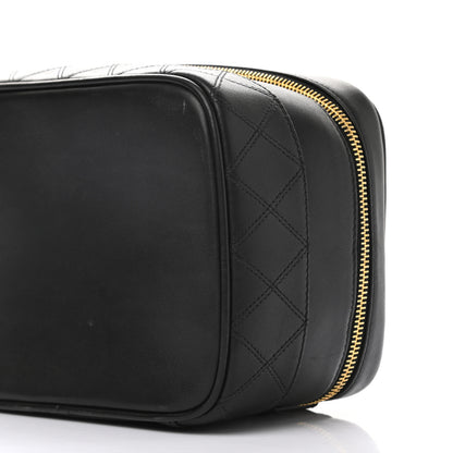 Chanel Lambskin Vanity Cosmetic Case Black 8 of 11