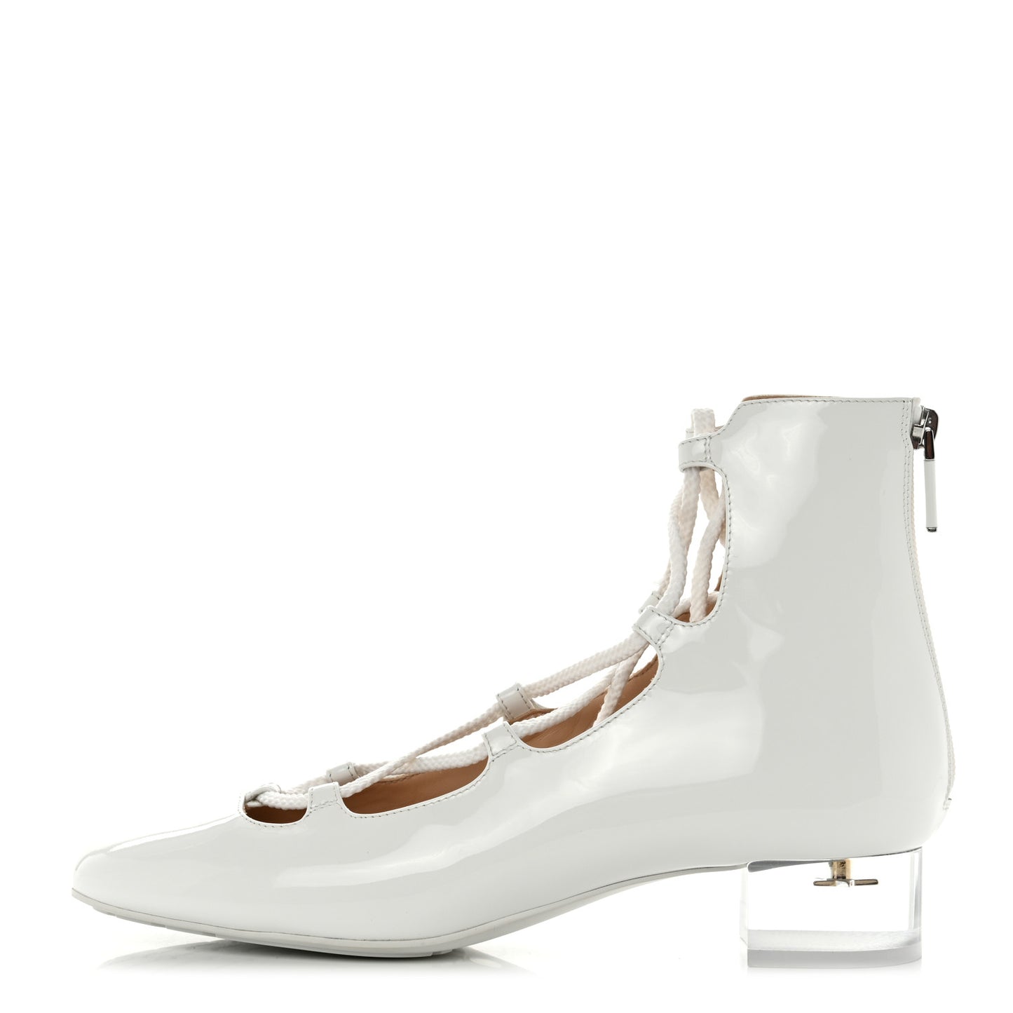 Patent Diorarty 30mm Pumps 39.5 White
